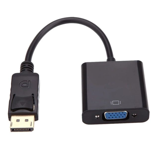 SYONG  DP Male to VGA Female Adapter Converter Cable 1080p Full HD for Computer Monitor Projector Desktop Laptop HDTV