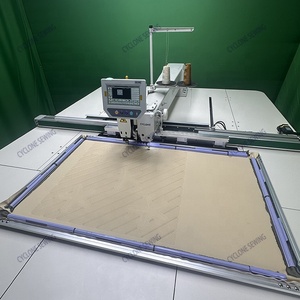 Machine à coudre automatique CNC à <span class=keywords><strong>prix</strong></span> abordable, grande taille de travail, pour perforation de trous et poinçonnage de cuir pour housses de siège auto - Product Image 5