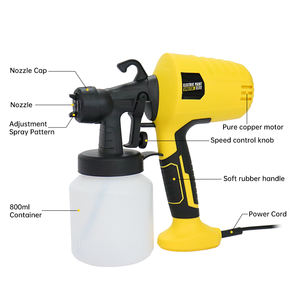 RYNEX <span class=keywords><strong>Pistolet</strong></span> électrique Buse en cuivre Pulvérisateur de <span class=keywords><strong>peinture</strong></span> HVLP Power - Product Image 5
