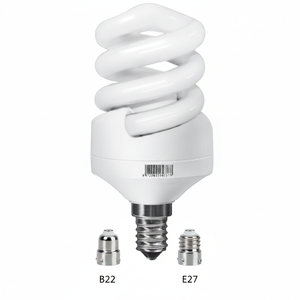 878lm 15W 2700K E14หลอดฟลูออเรสเซนต์เกลียวบางพิเศษขนาดเล็กพิเศษ LED ประหยัดพลังงานพร้อมฐาน B22และ E27 - Product Image 2
