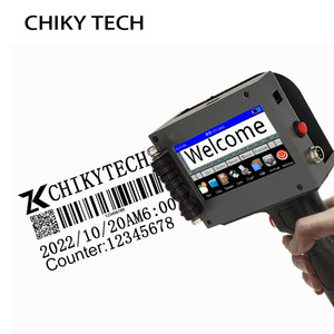 Impresora de inyección de tinta de mano, máquina de codificación por lotes de cualquier superficie, automática, de alta precisión, 600dpi - Product Image 1
