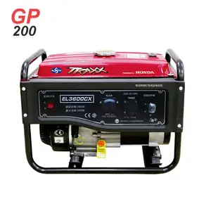 GP200 2.8kW 3.0kW avviamento a strappo generatori a benzina monofase piccolo generatore 3kva alimentato da Honda