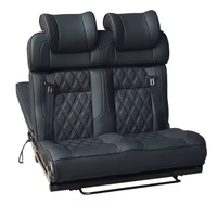 Canapé-lit trois places en cuir personnalisable, multifonctionnel et réglable pour sièges de voiture modifiés – Vente en gros