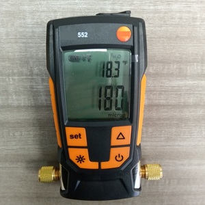 Manómetro Digital de Vacío Testo 552, Medidor de Vacío para HVAC 0560 5522, Superventas - Product Image 1