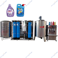 Mélangeur de détergent liquide chimique SUS316L/machine de fabrication de savon liquide/machine de remplissage et d'étiquetage de détergent de lessive liquide