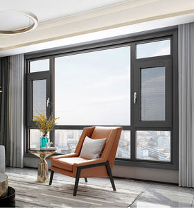 نوافذ شاشة قابلة للطي من الألومنيوم للبيع بالجملة مع مظلة خارجية مزججة مزدوجة للفيلا - Product Image 4