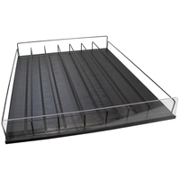 Offres Spéciales supermarché rouleau étagère poussoir acrylique Riser présentoir boisson supermarché gravité rouleau étagère poussoir