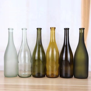 Venda Direta de Fábrica Garrafa de Vidro Transparente Âmbar Verde de 750 ml para Champanhe - Product Image 6