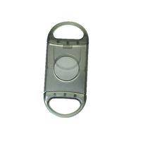 Ciseaux à cigares en plastique transparent à double lame JUJI, accessoires pour le tabac