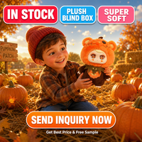 Série d'horreur d'Halloween : Boîte mystère surprise avec figurine d'ours en vinyle floqué