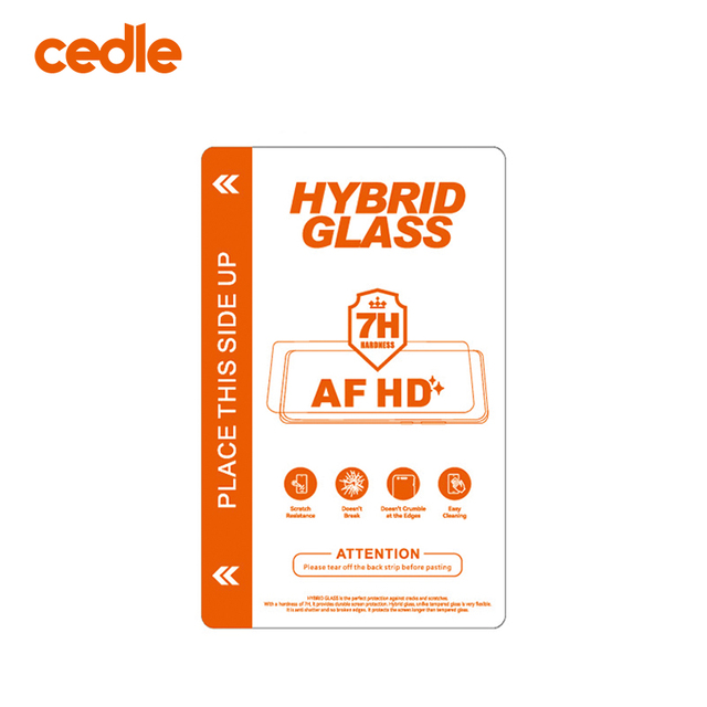 Custom Cut Ultra-Thin 0.35mm AF Hybrid Glass Screen Protector 3D Radian Grade AAA Mobile Phone