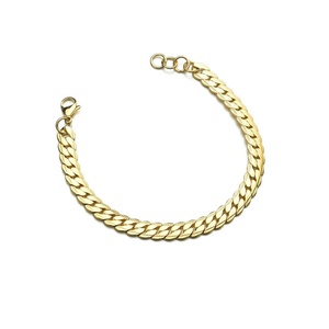 สร้อยข้อมือสแตนเลสสตีลลายนูนแบบฟิกาโรคิวบันลิงค์ ดีไซน์เฉพาะตัว - Product Image 6