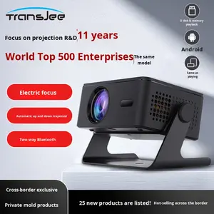 Proyector Inteligente <span class=keywords><strong>A32</strong></span> para el Hogar, Sistema Android HD con Altavoz Pan-Tilt, WiFi, Portátil, 150 ANSI Lúmenes, CRT para Oficina en Casa - Product Image 5