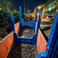 Nouvelle boîte de soutènement modulaire Litewei pour fossés et travaux municipaux