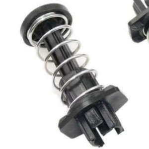 Mercedes-Benz Engine Hood Shock <b>Spring</b> Buffer <b>Clip</b>-On Black Steel Vertical Billet Replacement Part - Product Image 4