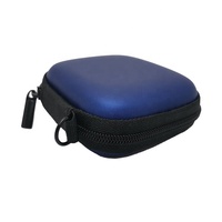 Petite coque de transport carrée en eva rigide avec fermeture éclair, vente en gros