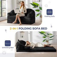 Multifunktionales Klappsofa Tragbares Komprimiertes Klappsofa-Bett Neues Design Sofasessel Indoor Chaiselongue Sitzsack-Sessel