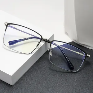 Hot Selling Anti Blue Light Frames Optical Reading Glasses for Men Women Titanium Lightweight Optical Eyewear