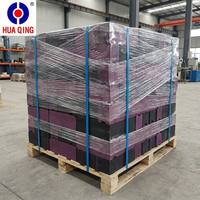 Brique réfractaire en alumine-chrome-zircone, densité apparente 3520 kg/m³, 2000 degrés, 5%-30% Cr2O3, pour l'industrie du carbone noir, Huaqing