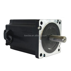 86 Enkele/Dubbele As Hybride Nema34 Stepper Motor 12nm Hoog Koppel 150Mm As 14Mm Tweefasige 1.8 Graden Enkele/Dubbele As Dubbel - Product Image 4