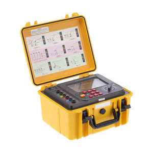 2/3/4-Wire Digital Only Earth Ground Resistance Meter | Double Clamp Stakeless <b>Soil</b> Resistivity Tester 10A Leakage Current - Product Image 5