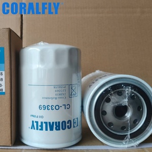 กรองน้ำมันเครื่องดีเซลสำหรับรถบรรทุกหนัก OEM ขายส่ง LF3369 JX0810 P550934 B202 W7058M T7312 กรองน้ำมันหล่อลื่น - Product Image 1
