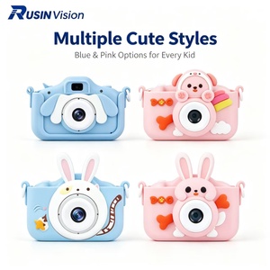 Cámara Digital para Niños RusinVision HT-DTC04, Lente Dual, 1080P HD, Pantalla de 2.0'', Funda de Silicona, Cámara de Juguete, Regalo, OEM - Product Image 6