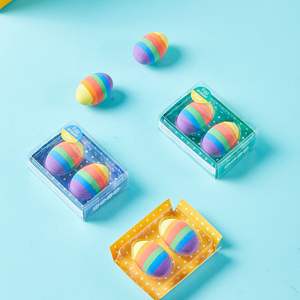 Gomme per Cancellare Soododo Serie Uovo Carine e Creative, Materiale Scolastico per Scuola Primaria, Vendita all'Ingrosso - Product Image 2