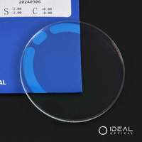 Fournisseur de Danyang, lentilles optiques monocales 1.71 en gros, CR39 HMC, anti-lumière bleue, lentilles ophtalmiques