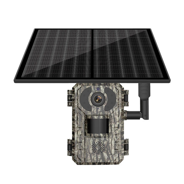 Ubox 4MP 4G Solar Hunting Trail Camera PIR Sensing AI Motion Detection Alarm Sim Card LTE Cellular Outdoor Wildlife Camera