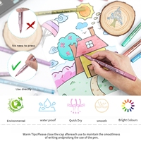 Lot de 36 marqueurs métalliques premium à double pointe, stylos à peinture acrylique métallique pour la peinture sur roche, les travaux textiles et les projets artistiques