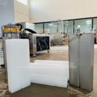 Machine de fabrication de blocs de glace de 5 tonnes machine à glace de bloc de refroidissement directe commerciale