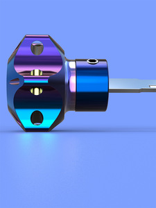 Accessoires de modification pour motos et véhicules électriques, couvre-clé en titane coloré, couvre-clé de scooter - Product Image 3