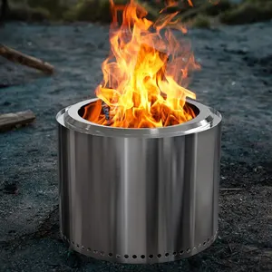 Hot Sale Stainless Steel Smokeless Fire Pits Outdoor Camping Portable Fire Pit