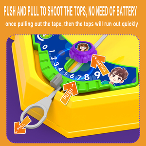 Plaque <span class=keywords><strong>de</strong></span> <span class=keywords><strong>combat</strong></span> gyroscopique <span class=keywords><strong>de</strong></span> type traction, jouet interactif parent-enfant multijoueur compétitif super battle spinning top - Product Image 5