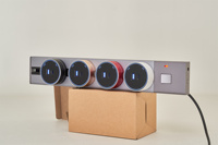 Fabricants KLASS – Rail de prise mobile avec prise USB Type C pour prise murale domestique, personnalisable en alliage argenté