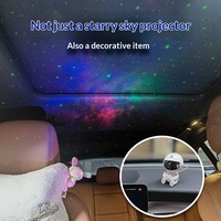 Lampe d'ambiance LED laser à projection ciel étoilé avec guitare, design moderne et épuré