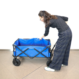 Carrello Pieghevole Ecologico OEM con Ruote in Schiuma Solida da 8,5 Pollici per Campeggio, Pesca e Uso Esterno - Product Image 2