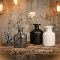 Bouteille en verre ambré ronde certifiée CE FCC ROHS, 100 ml, 150 ml, 200 ml, résistante à la lumière, hermétique, anti-chute, résistante à la corrosion, réutilisable