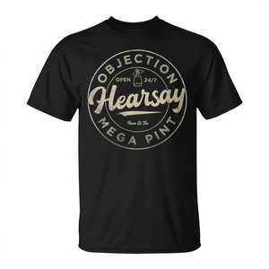T-shirt promotionnel Objection Hearsay Mega Pint : Design durable et accrocheur pour les campagnes marketing - Product Image 2