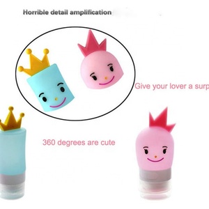 Custom Size 40/50/60/70/80/90ml <b>Refillable</b> Silicone Travel <b>Hand</b> Sanitizer Bottles Reusable Silicone Squeeze Bottle for Toiletry - Product Image 5