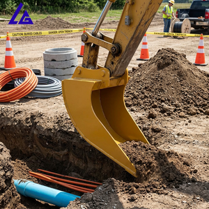 <span class=keywords><strong>Godet</strong></span> de tranchage étroit robuste pour excavatrice 5T-10T, <span class=keywords><strong>godet</strong></span> de tranchage profond à plaque inférieure renforcée pour travaux municipaux et utilitaires - Product Image 1