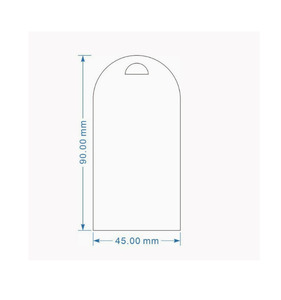 Segnalibro in Acrilico Trasparente Non Finito 90*45mm, Bianco, Oro, Argento, per Regali <span class=keywords><strong>Fai</strong></span>-<span class=keywords><strong>da</strong></span>-<span class=keywords><strong>Te</strong></span> e Etichette - Product Image 4
