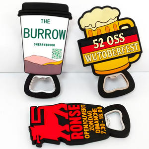 Abrebotellas de Cerveza de PVC y Metal con Dibujos Animados al por Mayor Llavero Abridor de Metal Personalizado Llavero de Esmalte - Product Image 2