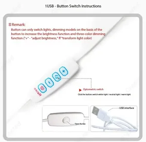 Lámpara Nocturna LED Táctil con Base de Madera, Luz Blanca Cálida 2700K, Funciona con Batería, CRI 90, 25000 Horas de Duración, Diseño Minimalista para Dormitorio - Product Image 4