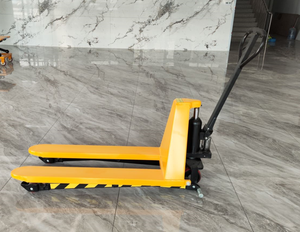 Gunting truk hidrolik tangan 1000kg gunting Manual Forklift palet angkat tinggi truk palet angkat tinggi - Product Image 5