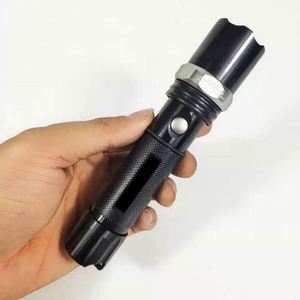 High Power Pro <b>LED</b> <b>Flashlight</b> Rechargeable Infrared Tactical Light Teaser for Women Handheld Portable Safety Torch Promotional - Product Image 5
