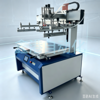 Machine d'impression électrique à feuille unique d'étiquettes chinoises avec établi sous vide