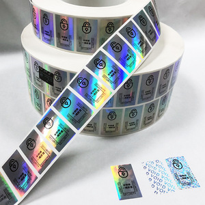 Tùy chỉnh in ấn Làm xáo trộn bằng chứng con dấu an ninh Sticker CuộN ba chiều Bảo hành làm mất hiệu lực Nhãn dán nhãn - Product Image 3