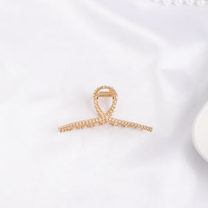 Groothandel Metalen Haarklauw Europese En Amerikaanse 11Cm Grote Metalen Haarklauw Clips Mode Luxe Goud Groot Haar Klauwen Voor Vrouwen - Product Image 5